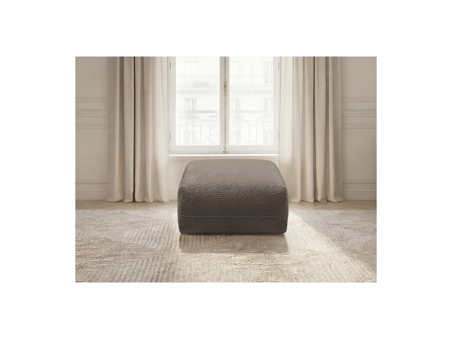 Anda - Pouf - Tissu Chenille