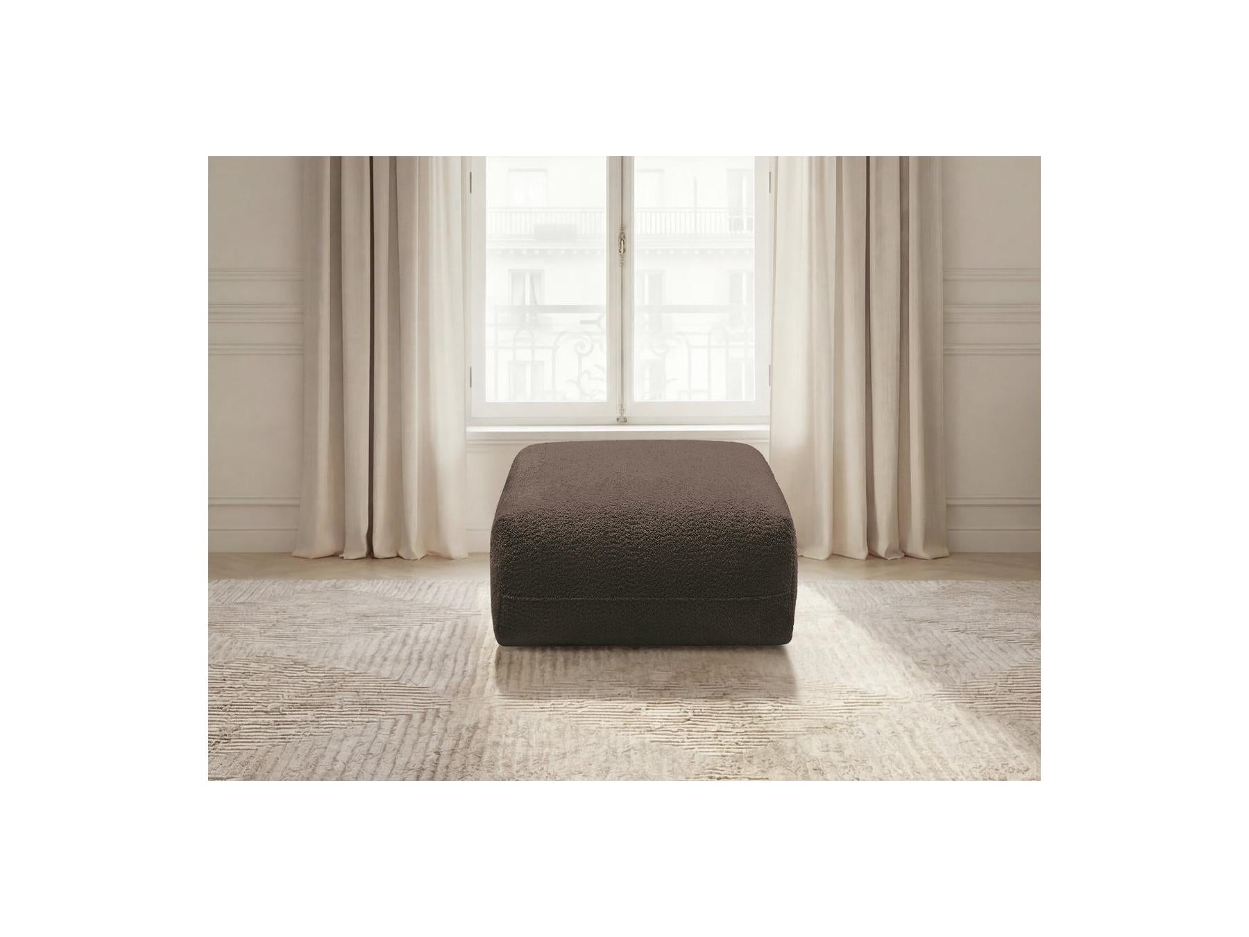 Anda - Pouf - Tissu Chenille