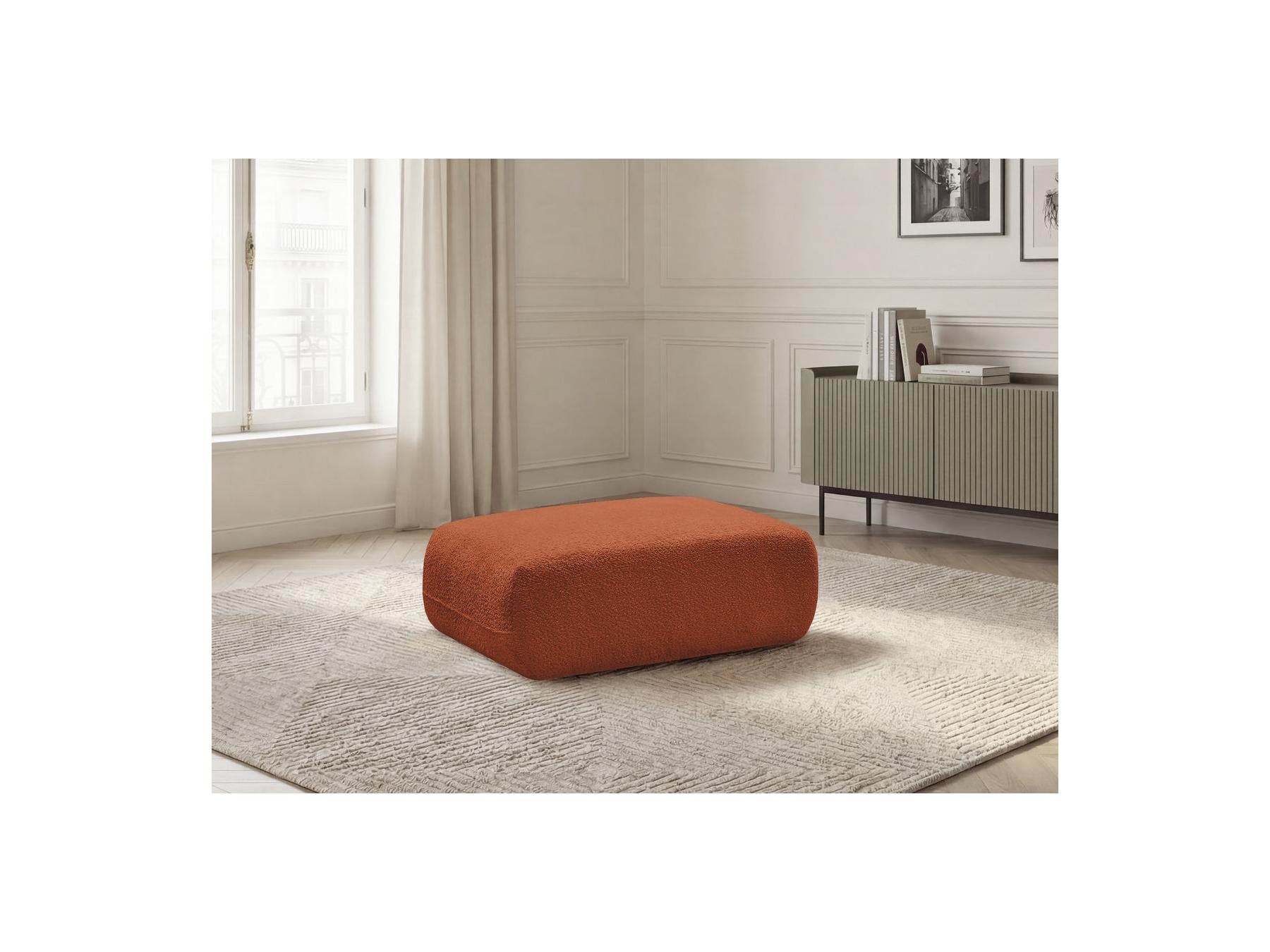 Anda - Pouf - Tissu Chenille