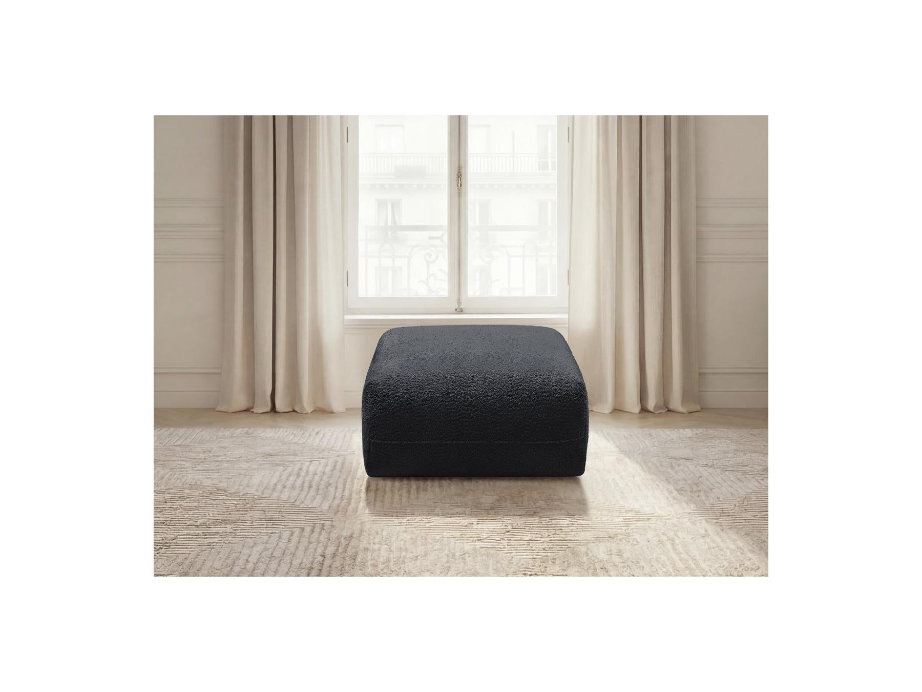 Anda - Pouf - Tissu Chenille