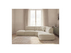 Anda - Canapé D'Angle L Fixe Modulable - Tissu Chenille - Angle Droit