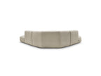 Anda - Canapé D'Angle L Fixe Modulable - Tissu Chenille - Angle Gauche