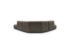Anda - Canapé D'Angle L Fixe Modulable - Tissu Chenille - Angle Gauche
