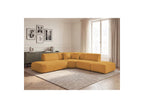 Anda - Canapé D'Angle L Fixe Modulable - Tissu Chenille - Angle Gauche