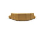Anda - Canapé D'Angle L Fixe Modulable - Tissu Chenille - Angle Gauche