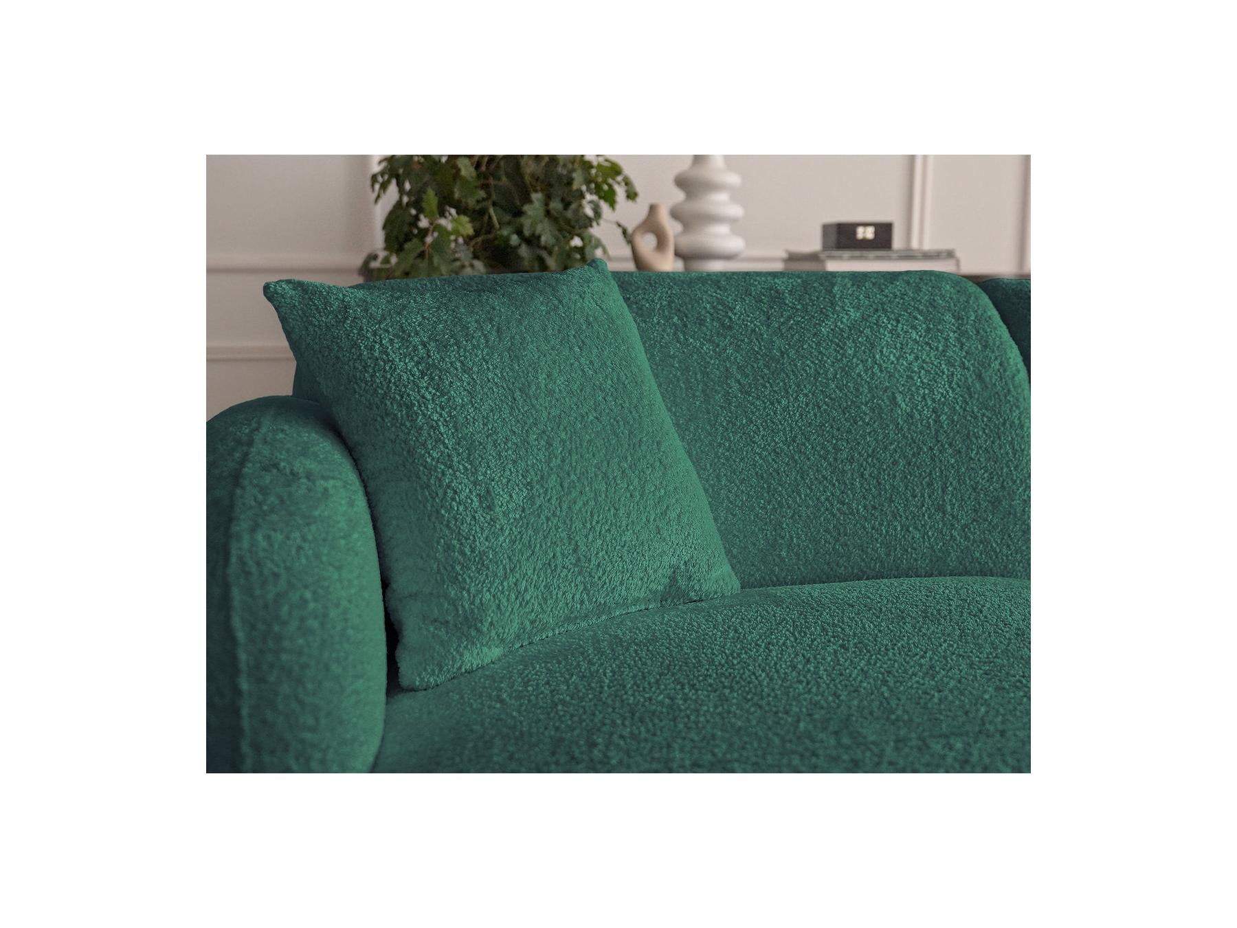 Anda - Canapé D'Angle L Fixe Modulable - Tissu Chenille - Angle Gauche