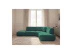 Anda - Canapé D'Angle L Fixe Modulable - Tissu Chenille - Angle Droit
