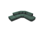Anda - Canapé D'Angle L Fixe Modulable - Tissu Chenille - Angle Droit
