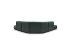 Anda - Canapé D'Angle L Fixe Modulable - Tissu Chenille - Angle Droit