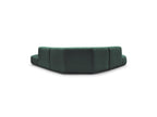 Anda - Canapé D'Angle L Fixe Modulable - Tissu Chenille - Angle Gauche