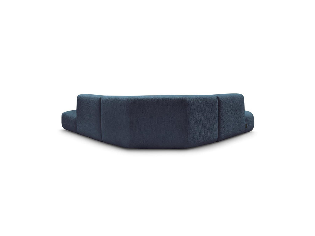 Anda - Canapé D'Angle L Fixe Modulable - Tissu Chenille - Angle Gauche