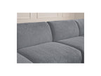 Anda - Canapé D'Angle L Fixe Modulable - Tissu Chenille - Angle Gauche