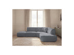 Anda - Canapé D'Angle L Fixe Modulable - Tissu Chenille - Angle Droit