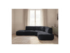 Anda - Canapé D'Angle L Fixe Modulable - Tissu Chenille - Angle Droit