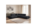 Anda - Canapé D'Angle L Fixe Modulable - Tissu Chenille - Angle Gauche