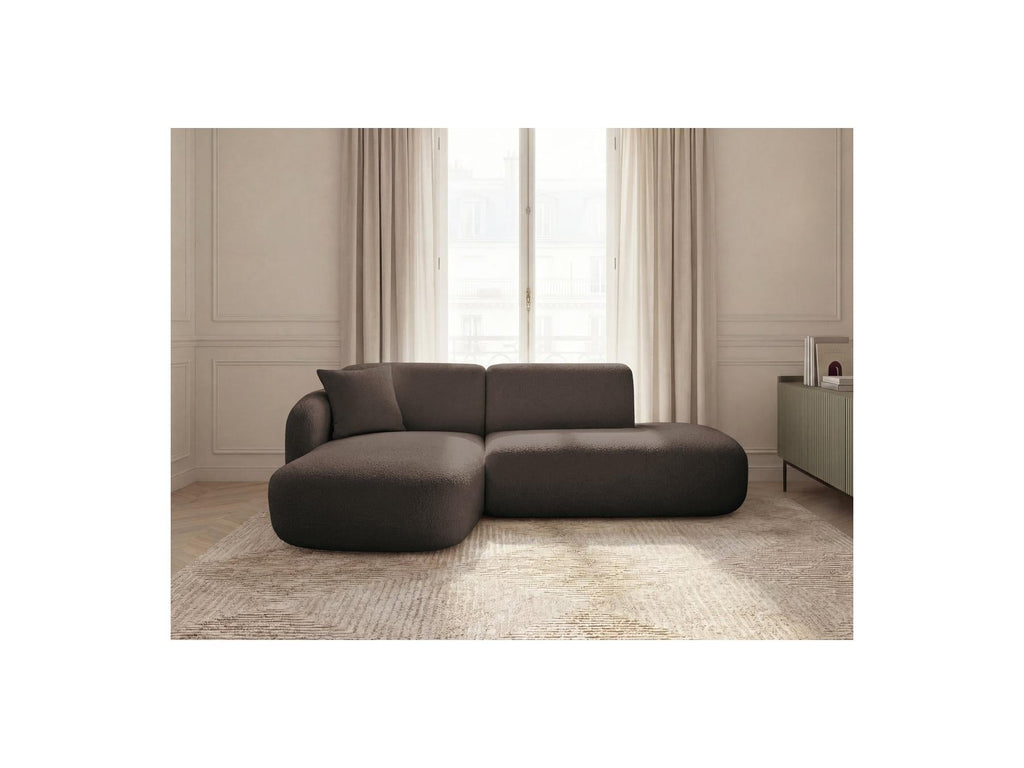 Anda - Canapé D'Angle Fixe Modulable - Avec 1 Méridienne Et 1 Chauffeuse Bout De Canapé - Angle Gauche