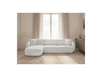 Anda - Canapé D'Angle Fixe Modulable - Tissu Chenille - Angle Gauche