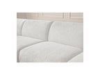Anda - Canapé D'Angle Fixe Modulable - Tissu Chenille - Angle Gauche