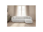 Anda - Canapé D'Angle Fixe Modulable - Tissu Chenille - Angle Droit