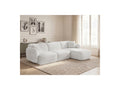 Anda - Canapé D'Angle Fixe Modulable - Tissu Chenille - Angle Droit
