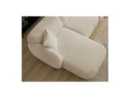 Anda - Canapé D'Angle Fixe Modulable - Tissu Chenille - Angle Gauche
