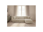 Anda - Canapé D'Angle Fixe Modulable - Tissu Chenille - Angle Droit