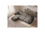 Anda - Canapé D'Angle Fixe Modulable - Tissu Chenille - Angle Gauche