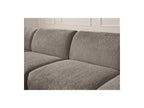Anda - Canapé D'Angle Fixe Modulable - Tissu Chenille - Angle Gauche