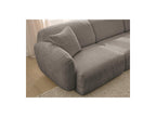 Anda - Canapé D'Angle Fixe Modulable - Tissu Chenille - Angle Droit