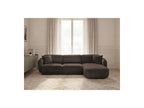 Anda - Canapé D'Angle Fixe Modulable - Tissu Chenille - Angle Droit