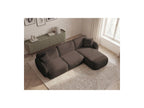 Anda - Canapé D'Angle Fixe Modulable - Tissu Chenille - Angle Droit