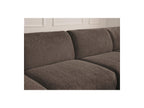 Anda - Canapé D'Angle Fixe Modulable - Tissu Chenille - Angle Droit