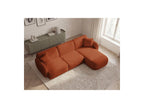 Anda - Canapé D'Angle Fixe Modulable - Tissu Chenille - Angle Droit