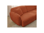 Anda - Canapé D'Angle Fixe Modulable - Tissu Chenille - Angle Droit
