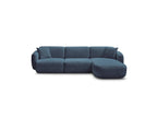 Anda - Canapé D'Angle Fixe Modulable - Tissu Chenille - Angle Droit
