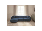 Anda - Canapé D'Angle Fixe Modulable - Tissu Chenille - Angle Gauche