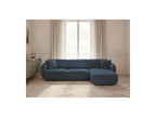 Anda - Canapé D'Angle Fixe Modulable - Tissu Chenille - Angle Droit
