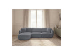 Anda - Canapé D'Angle Fixe Modulable - Tissu Chenille - Angle Gauche