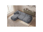 Anda - Canapé D'Angle Fixe Modulable - Tissu Chenille - Angle Gauche