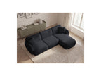 Anda - Canapé D'Angle Fixe Modulable - Tissu Chenille - Angle Droit