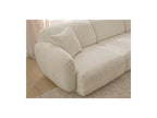 Anda - Canapé Panoramique Fixe Modulable - Avec 4 Chauffeuses, 1 Méridienne, 1 Angle Et 1 Pouf - Angle Gauche