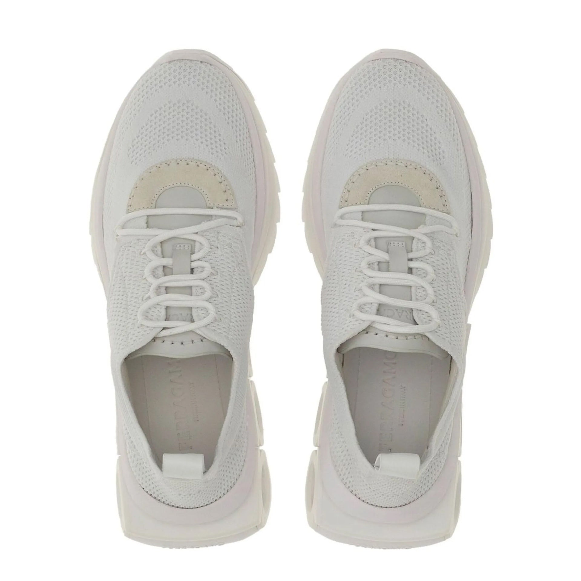 Baskets Salvatore Ferragamo Gancini Sole - White - Homme