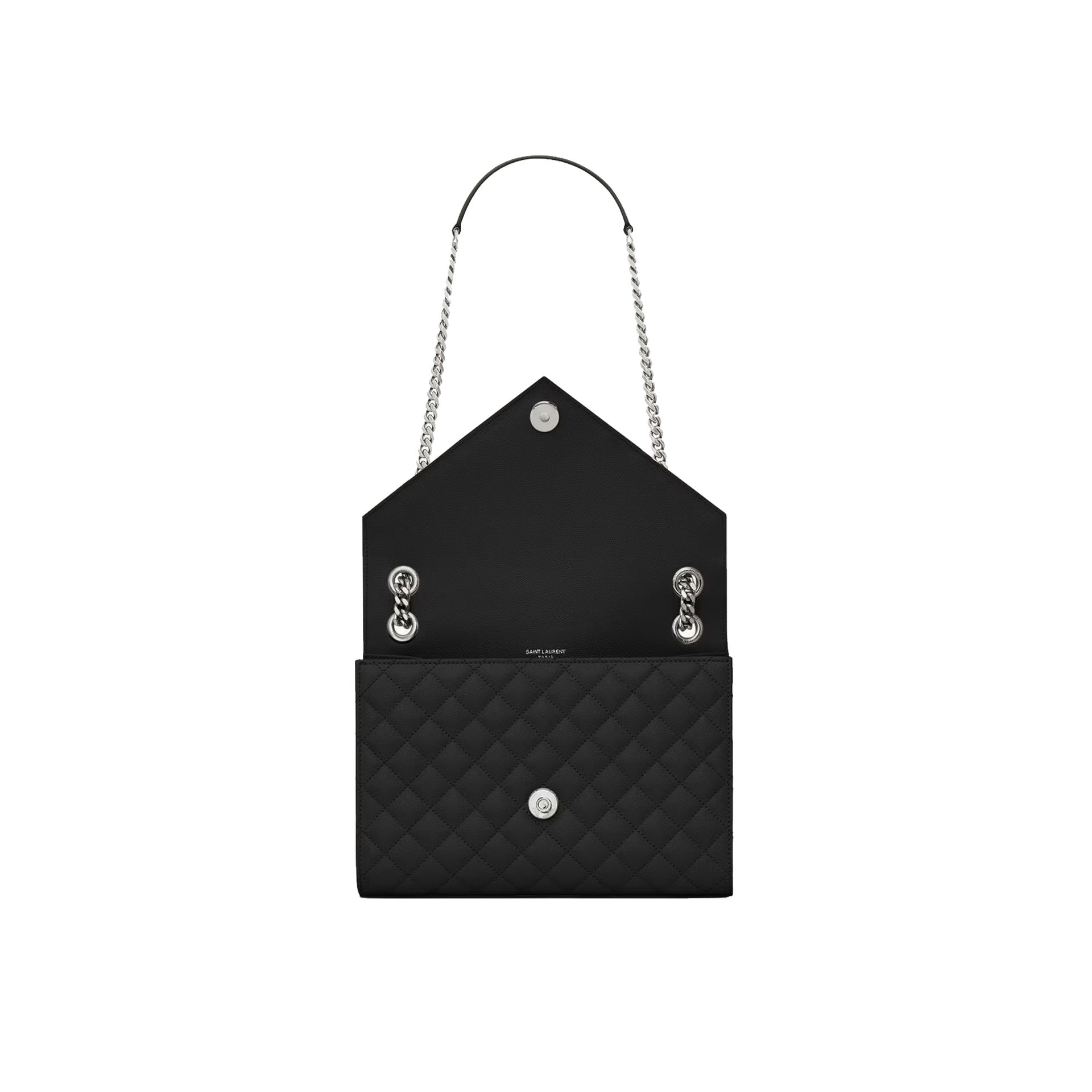 Saint Laurent - Sac Envelope Medium - Femme - Black