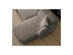 Anda - Canapé Panoramique Fixe Modulable - Avec 4 Chauffeuses, 1 Méridienne, 1 Angle Et 1 Pouf - Angle Gauche