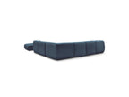 Anda - Canapé Panoramique Fixe Modulable - Avec 4 Chauffeuses, 1 Méridienne, 1 Angle Et 1 Pouf - Angle Droit