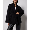 Notshy - Gilet Ceinturé Imprimé Aliona - Noir