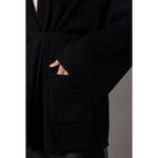 Notshy - Gilet Ceinturé Imprimé Aliona - Noir