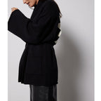 Notshy - Gilet Ceinturé Imprimé Aliona - Noir