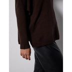 Notshy - Pull Poncho Cachemire - Brun Chine