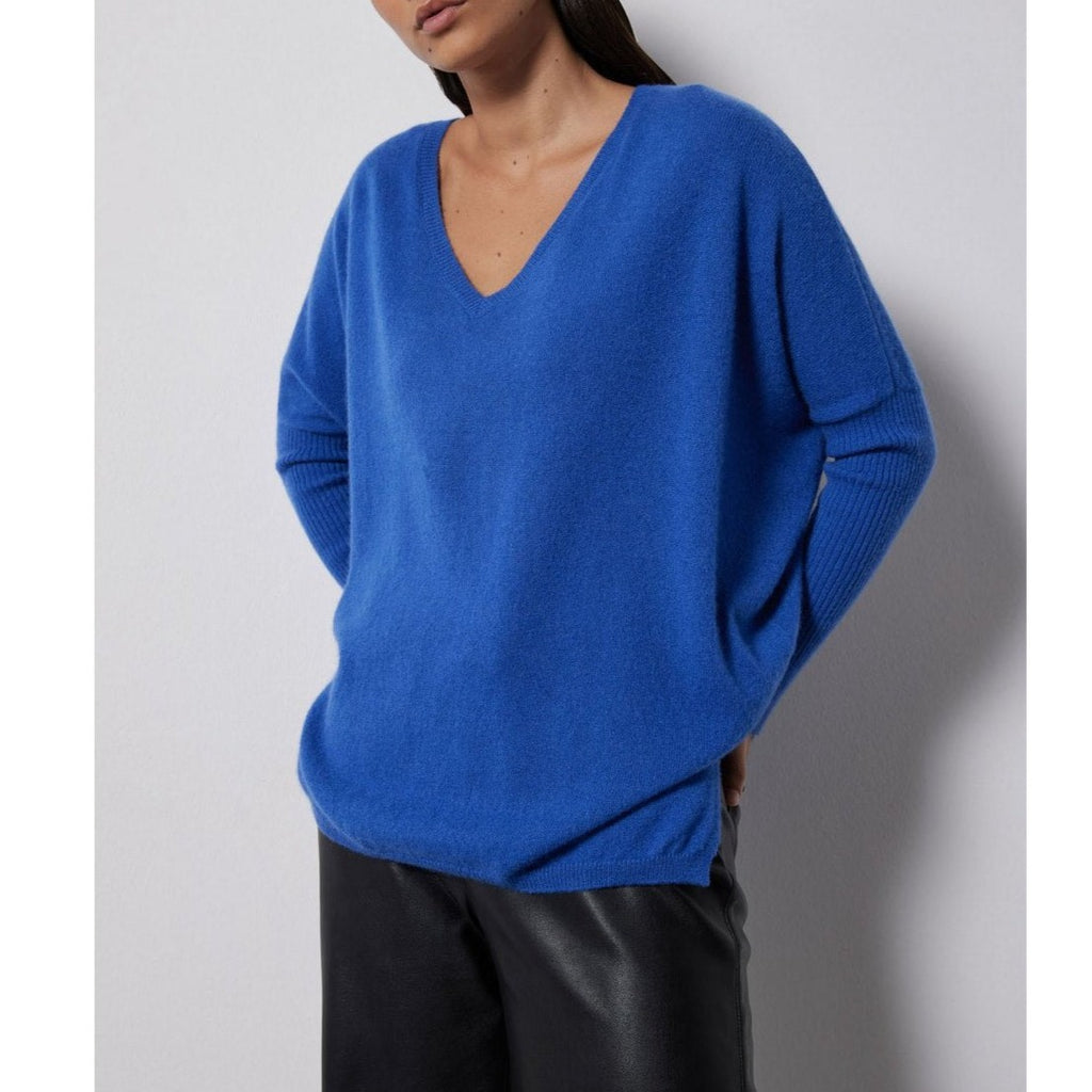 Notshy - Pull Poncho Cachemire - Majorelle